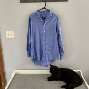 Men’s lands end button down shirt
